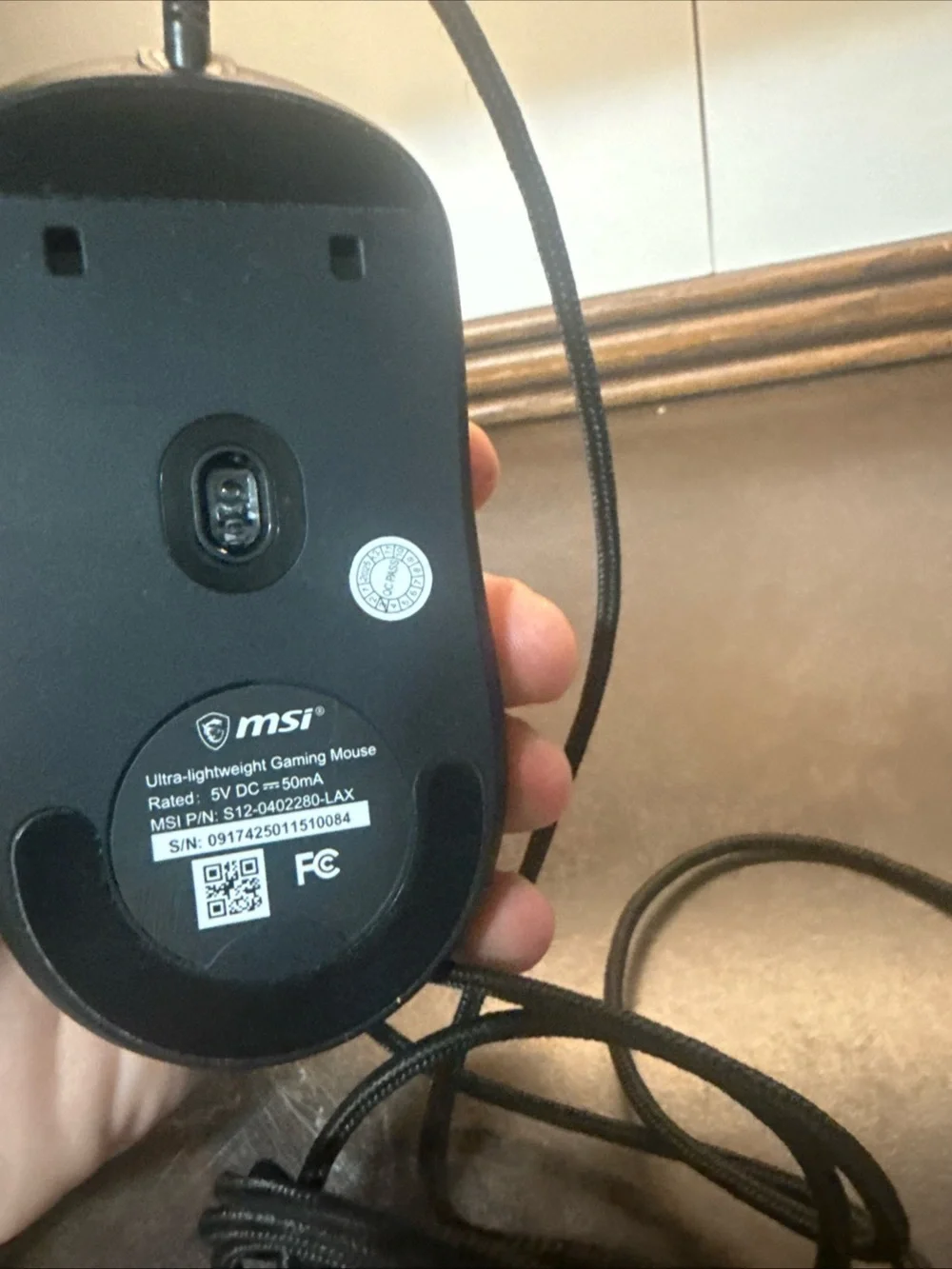 MSI Ultra-Lightweight Wired Gaming Mouse Tested Working